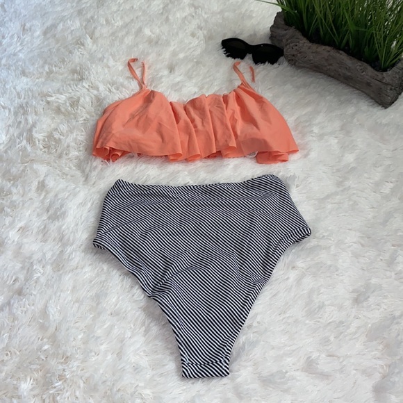 Women's Two Piece Swimsuit High Waisted Swimsuit - Picture 5 of 6